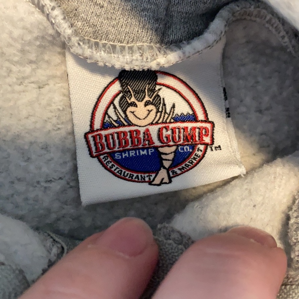 Bubba gump zip up sweater - Picture 3 of 3